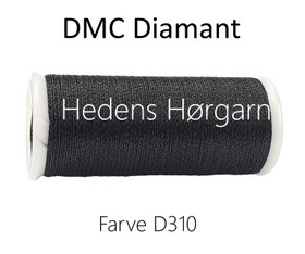 DMC Diamant farve D310 sort